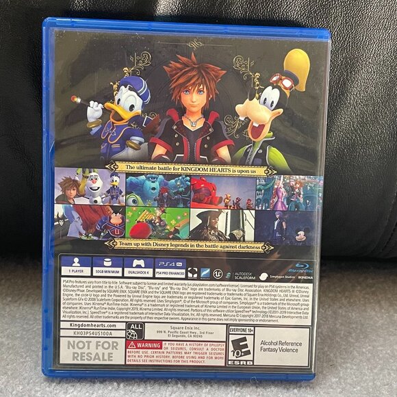 PS4 Kingdom Hearts III Video Game - Picture 2 of 5